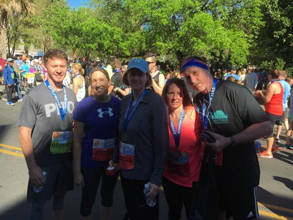 We finished!!!! We're all alive..
