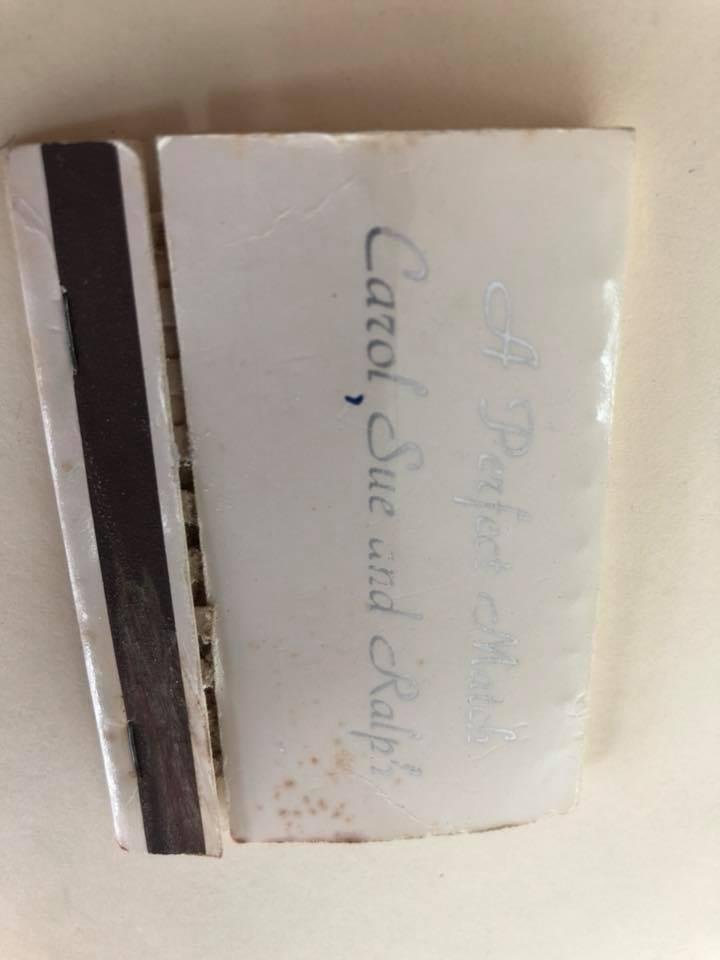 Found some matches from a long time ago.