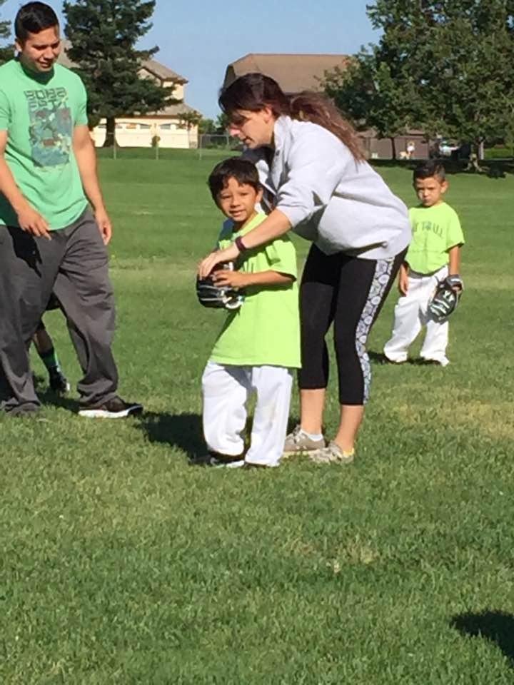 Justin, Beau and Paige at last T-ball game of the season!