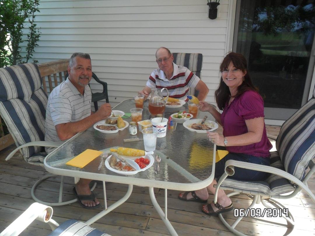 Tracy Mohr Rummans and John,   glad you could stop by for awhile when you were in Ohio this week.