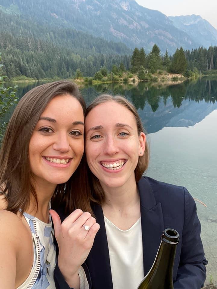 She said YES!
It’s official they are engaged!!