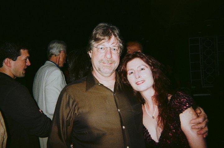 Bill Barron, Laurel Barron at Dexter Wrap Party.