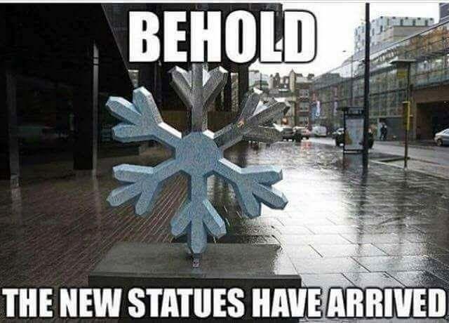 New "SNOWFLAKE GENERATION" monument!!!