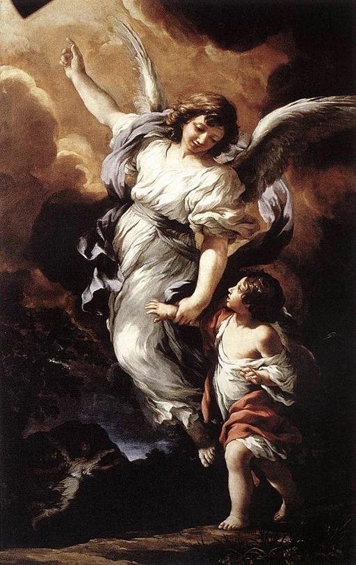 Today we celebrate our Guardian Angels.

Angel of God my guardian dear, to whom God's love commits me here, ever this day be at my side to light and guard to rule and guide Amen.