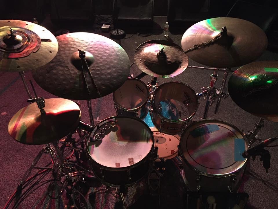 Super sparkly rock star birthday setup @ The Launchpad for Pray for Brain!!! Thanks to Katrina Benally Violetta Letsjusb Bennett Mustafa Stefan Dill and Christine Nelson for keepin' it REAL!!!