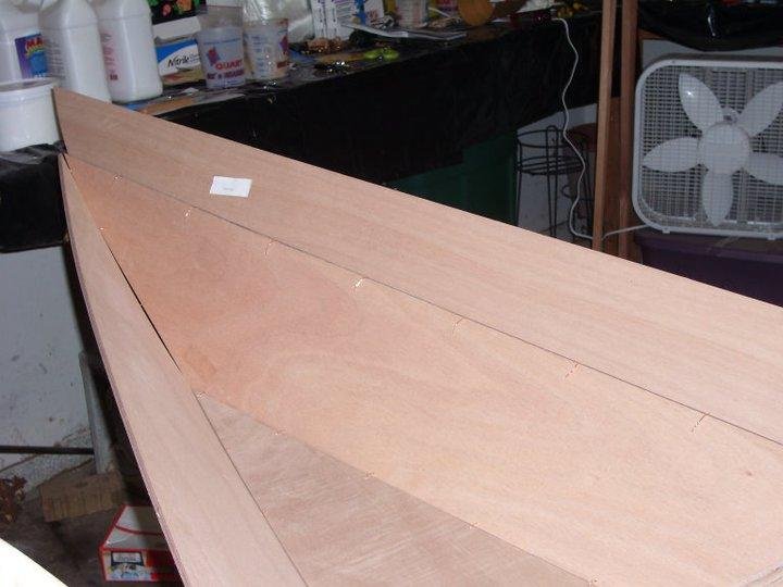 Last starboard side in place..