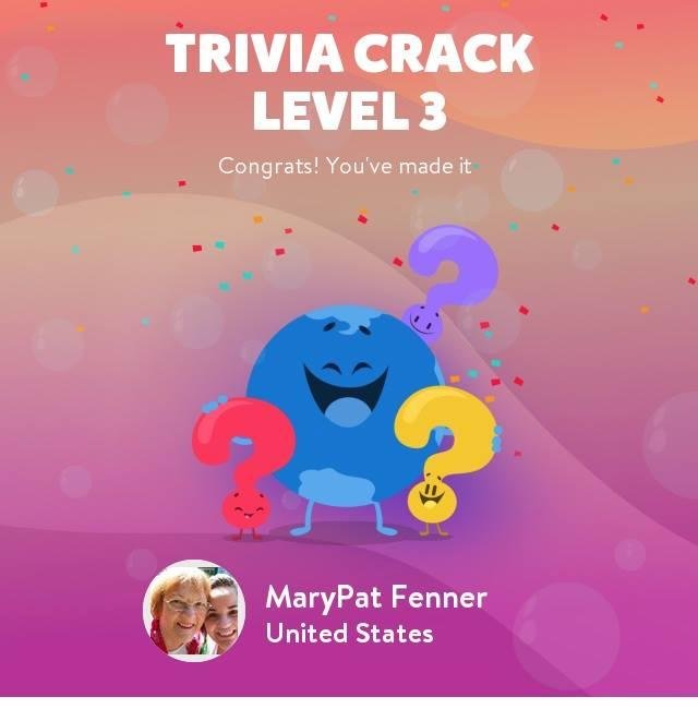 Pat Fenner's album, Trivia Crack Photos