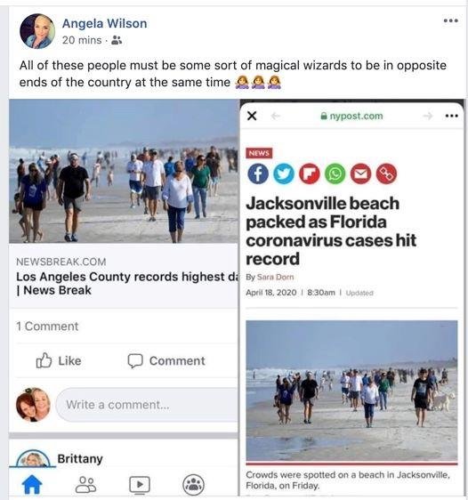more fake beach news. No wonder people don't trust the media. Seriously, this is getting a little old