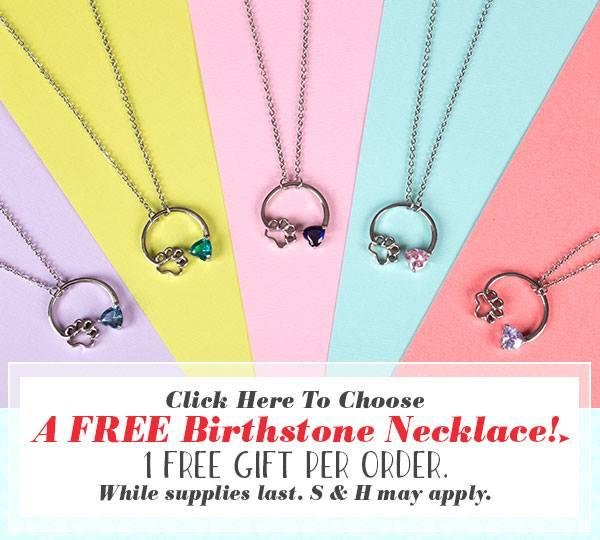 FREE Birthstone Necklace at freekibble.com