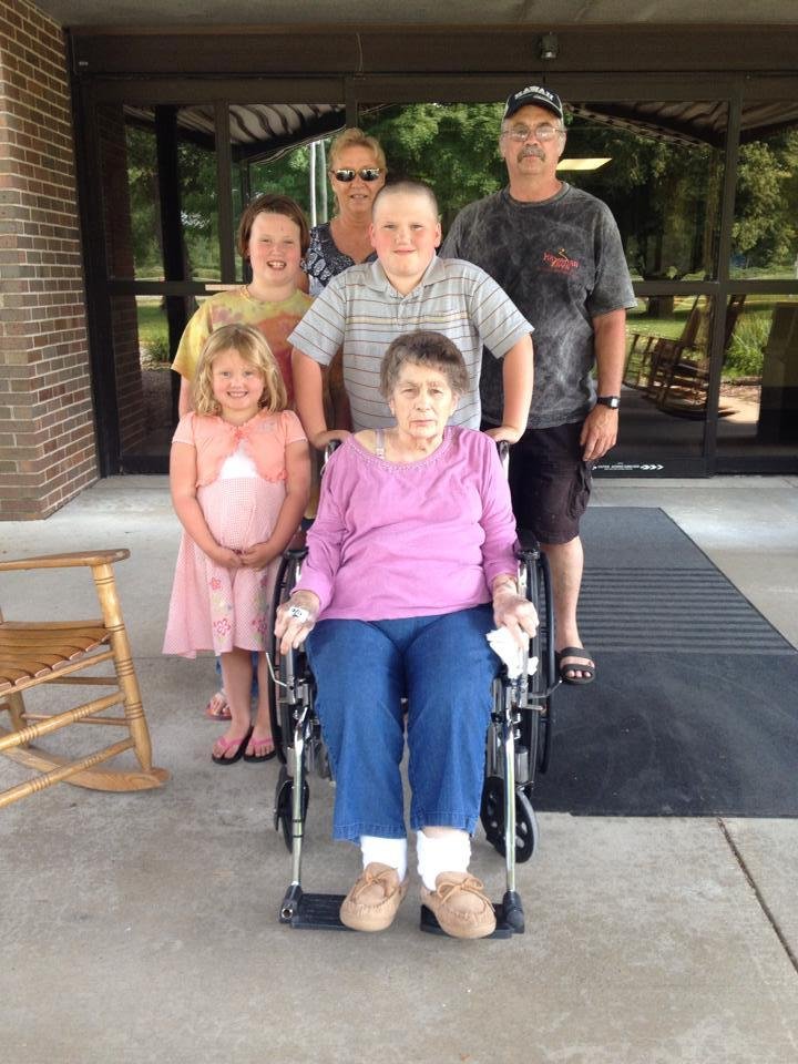 Rex Deb Rex Jacky  &Page all with grams having fun