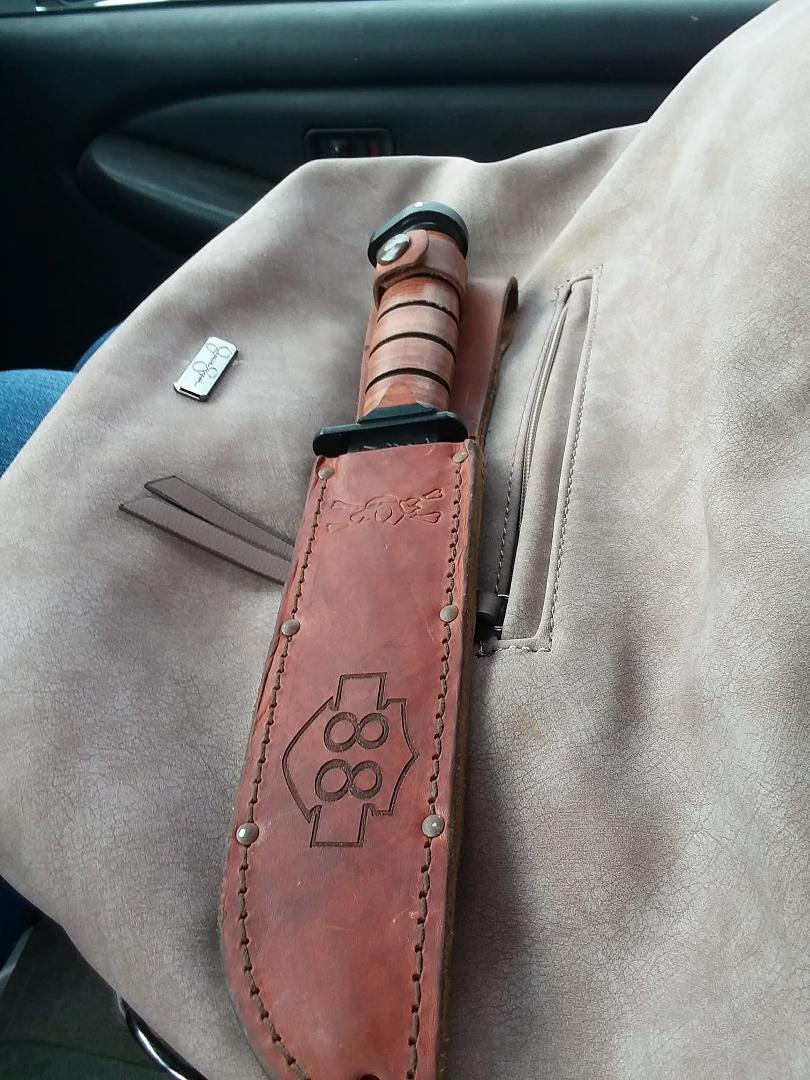 I am trying to find this knife...this was a Christmas gift to my brother Jimmy Bortner...when he went to jail this last time...someone took this knife from his camper...if anyone knows where this knife is please contact eit