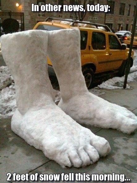 How come it takes so long to build a blonde snowman?
 Because you have to hollow out the head!