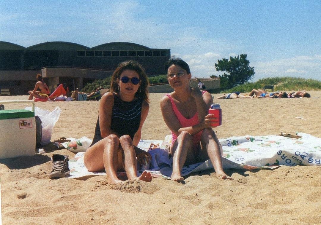 So I couldn't find a photo of me and my sis for National Siblings Day yesterday. I went through tons of old photos this morning and finally came up with one. So, better late than never? Here's to you Sheryl Tuttle! It's