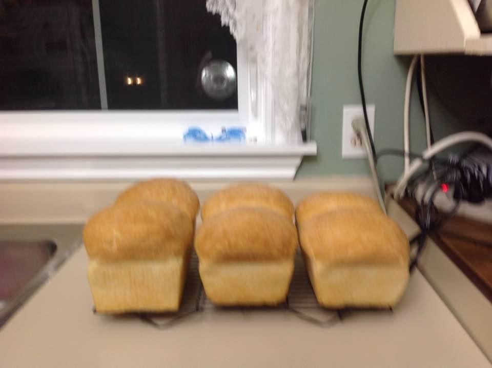 Bread all made hope it taste good