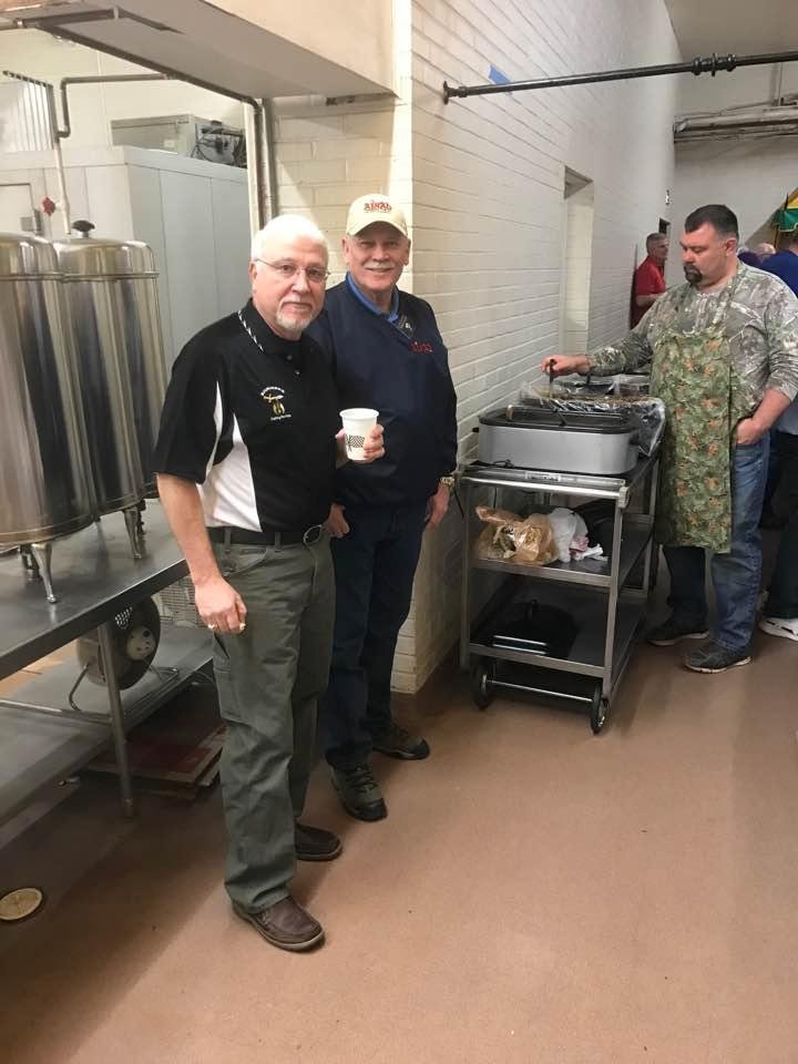 Dave Wade & Rod Bruner competing in the 2017 Chili Cook Off at Ainad Temple!