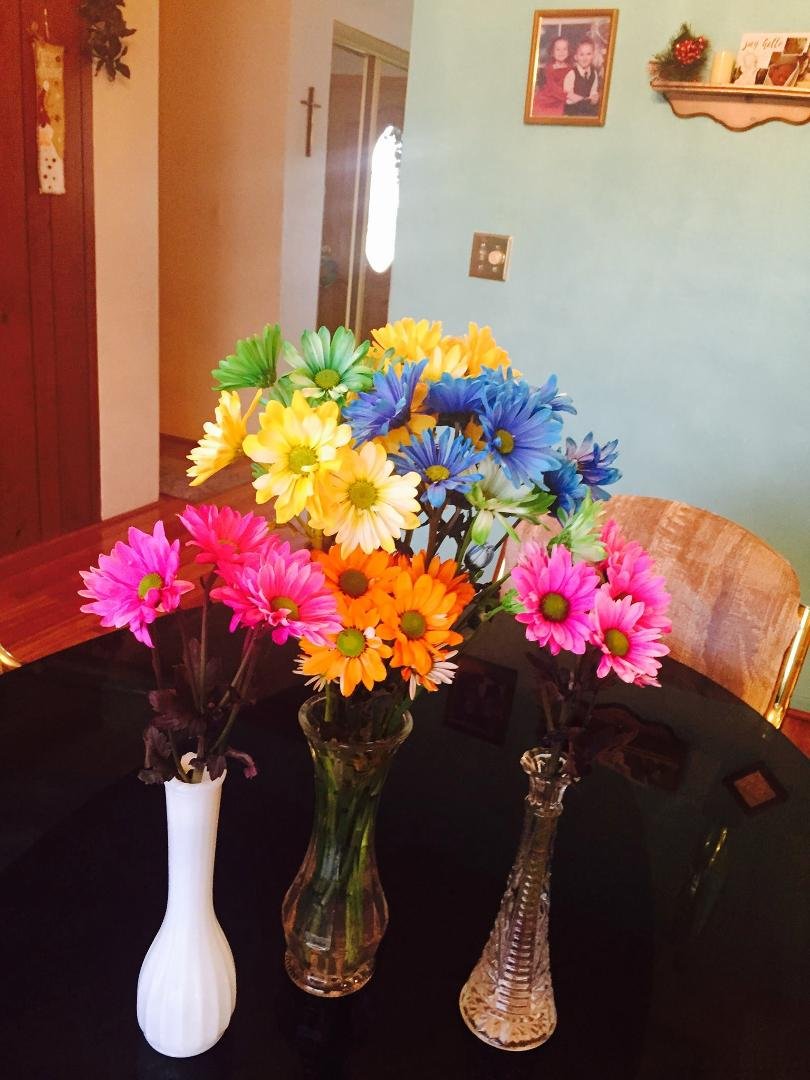 Thank you Steve and Amy and the boys for the pretty flowers.