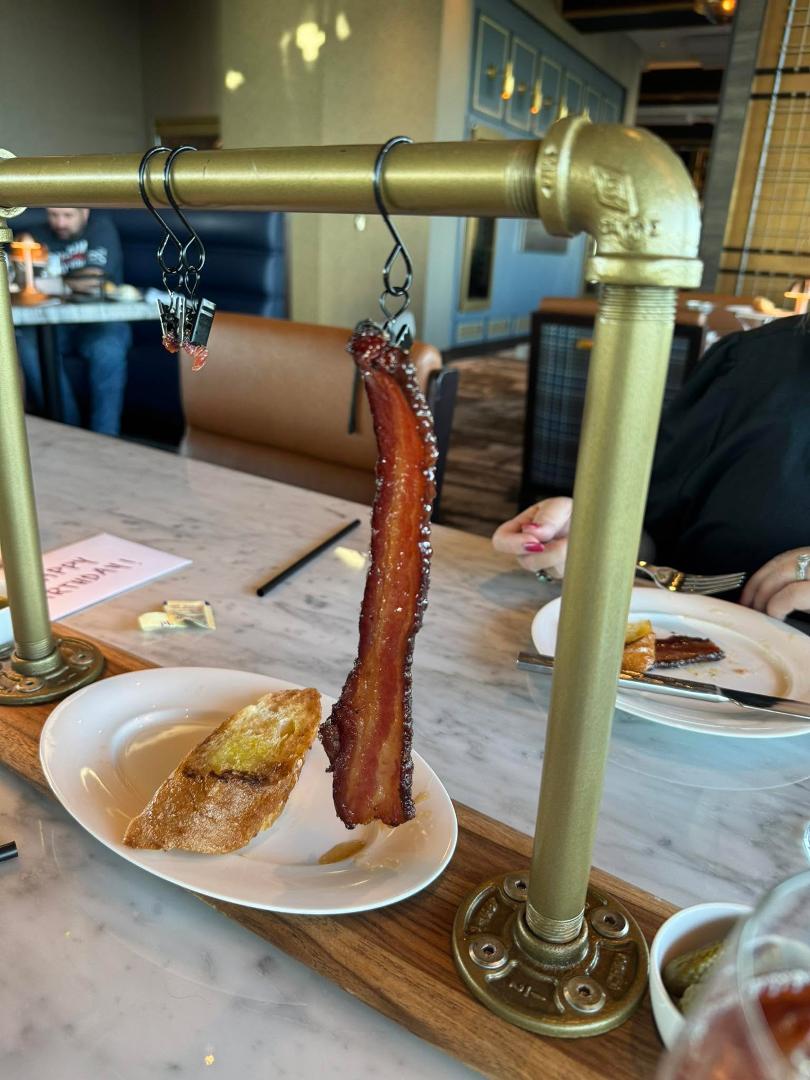 The hanging bacon!!