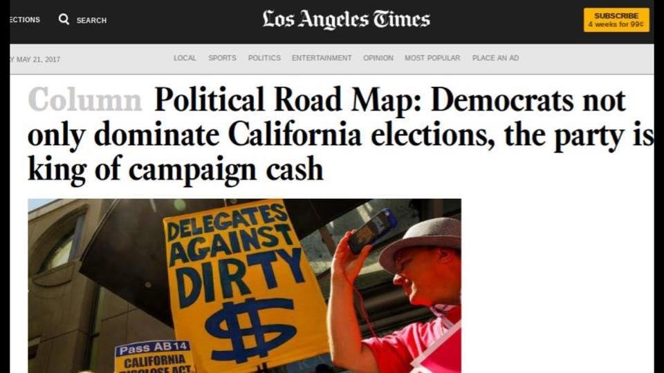 LA Times photo coverage fighting political corruption