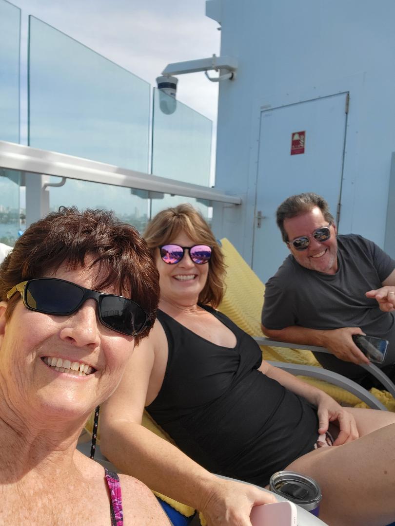 Off again on our back to back cruise! Life is good!