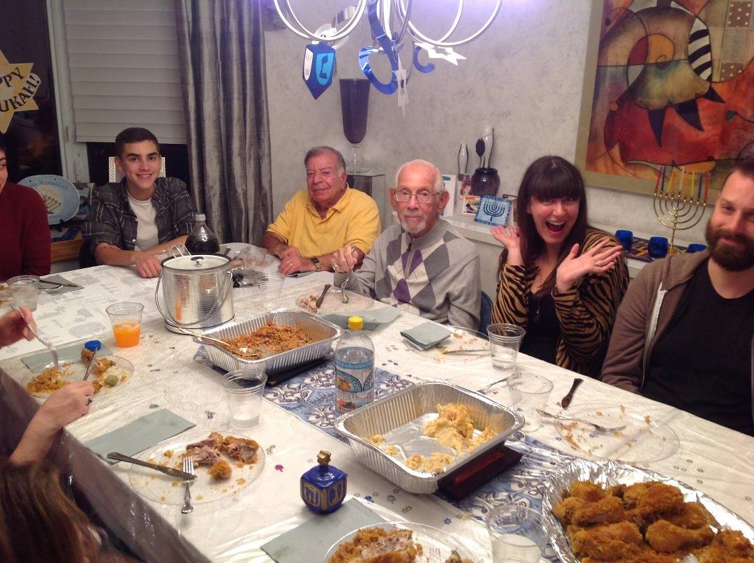 Chanukah at the Binders. :)