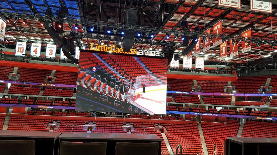 Awesome the new little Cesar's arena