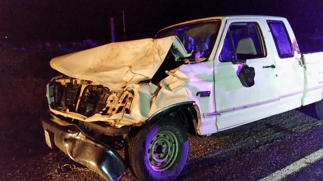 Had a close encounter with a cow last night. He didn't make it. I'm ok. Just some scratches and bruises but I'm gonna need a new truck.
