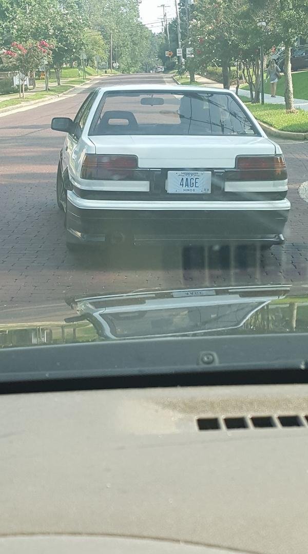 Saw this guy driving down the street in Clinton. Not an American car.