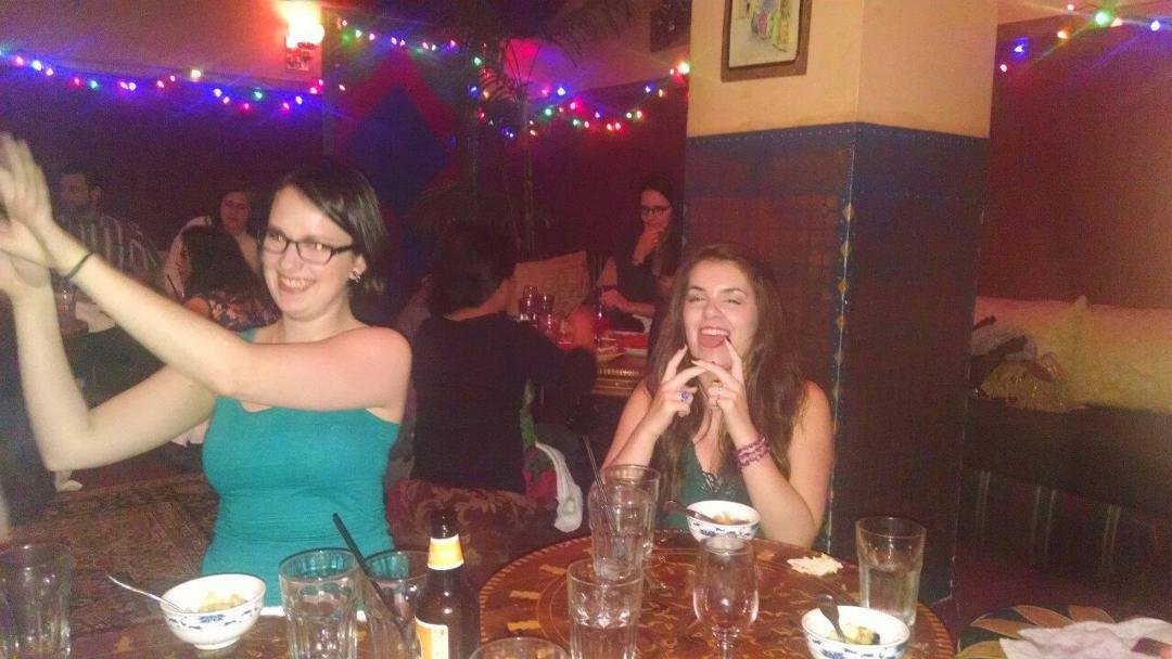 Having fun