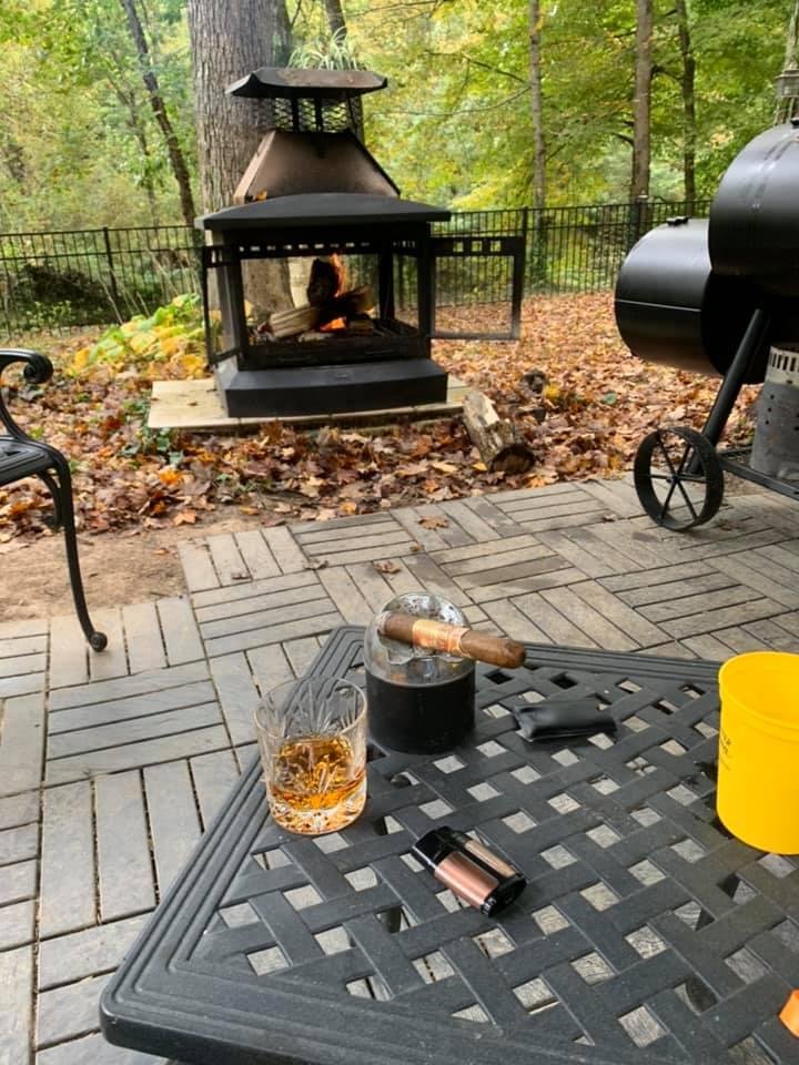 Relaxing on a overcast fall long Naked weekend, listing to Motown and my neighbors blower!