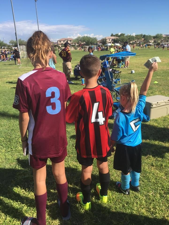 My soccer grandkids