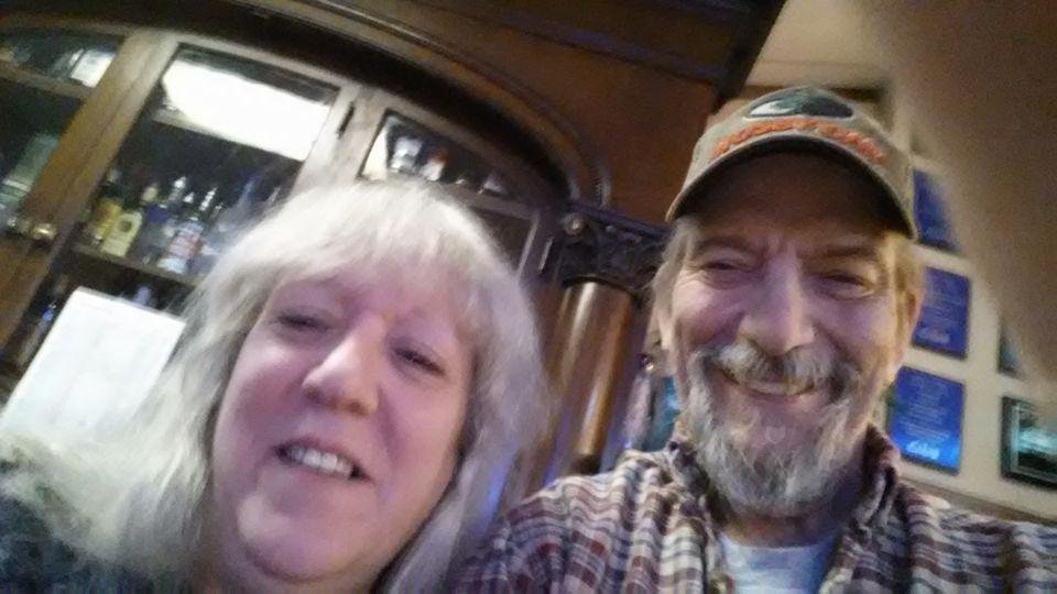 Out for a few drinks with the boss.