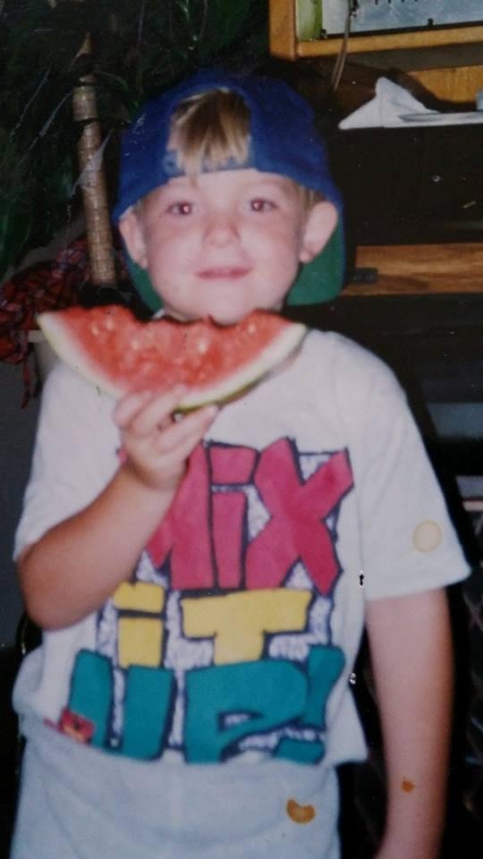 Gabe was a cute little boy.