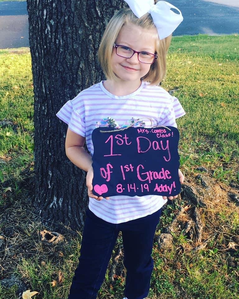 Can’t believe she’s in first grade 😭💕 where has the time gone!?