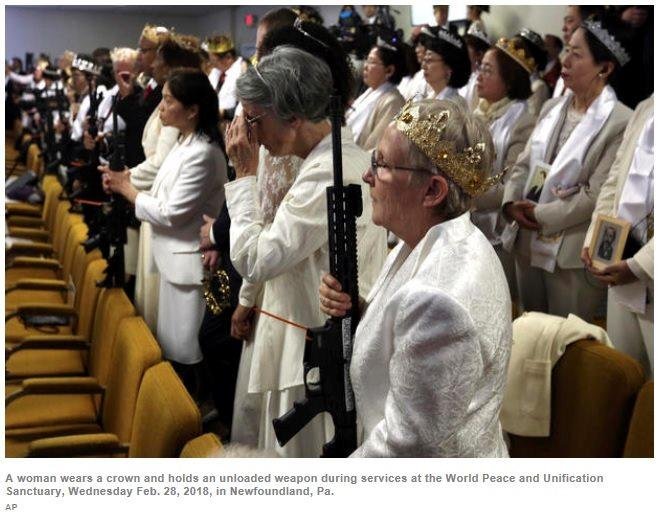 Mass shooters choose AR-15s because they’re perceived as scary. Many Americans then perceive AR-15s as scary because mass shooters use them. Sounds like an insane feedback loop. Here are some church members who intend to va