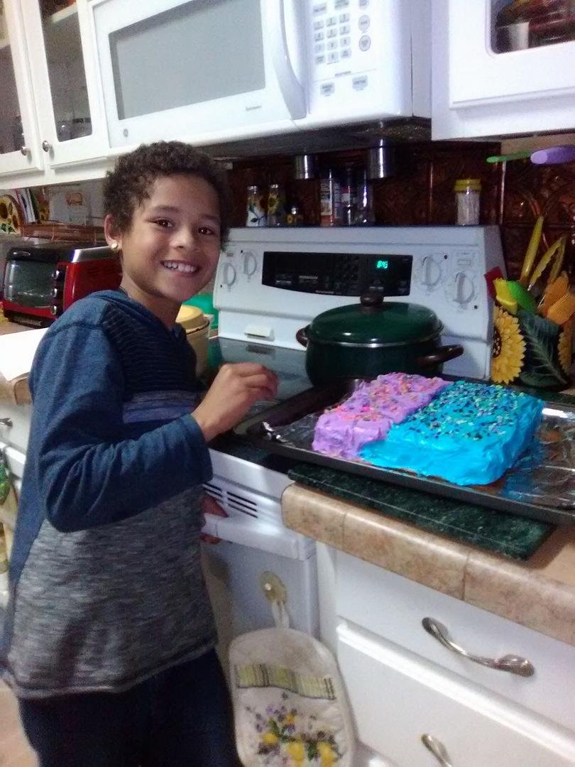 He is a cake artist, lol