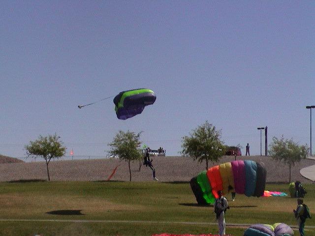 Landing at the Bluewater Casino in Nevada.