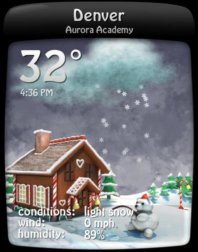 Check out the weather!  

[created with Weather Doodle for iPhone]