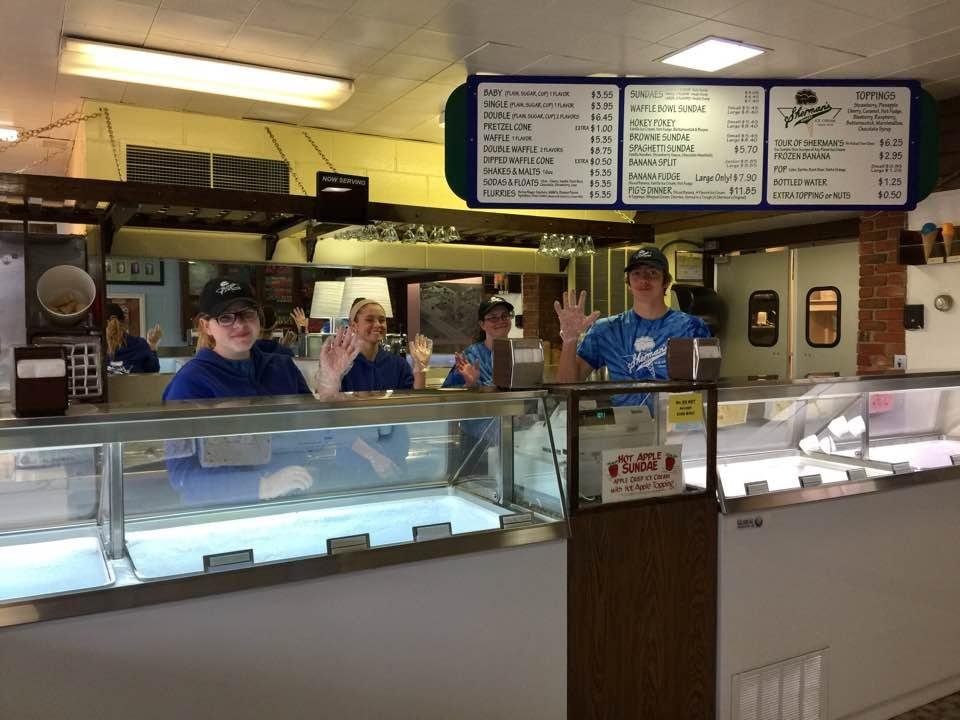Closing down our favorite ice cream store, Sherman’s Dairy in South HavenMichigan. Have a great winter’s nap my beauties