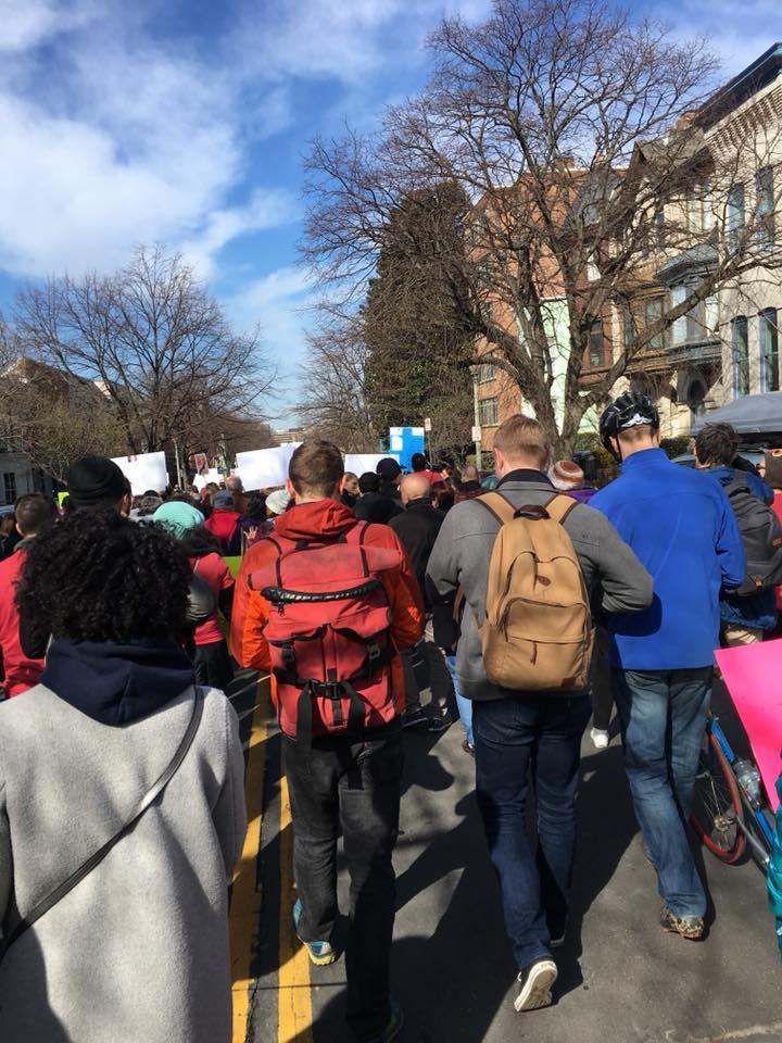 Proud to be part of the DC residents marching towards the Capitol today!!