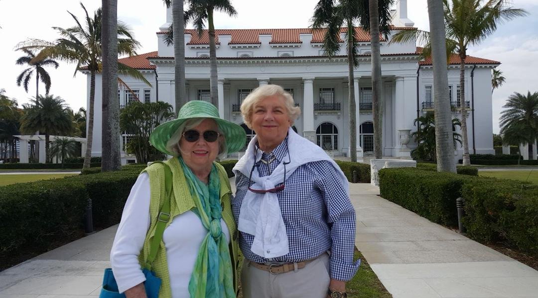 At the Flagler Museum in Palm Beach.