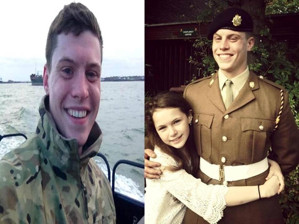 Alex (British Army) with his sister Sophia