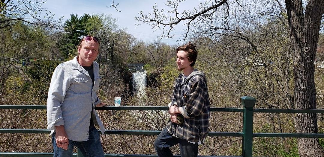 Minnehaha Falls, walked 1.6 miles, had lunch & ice cream