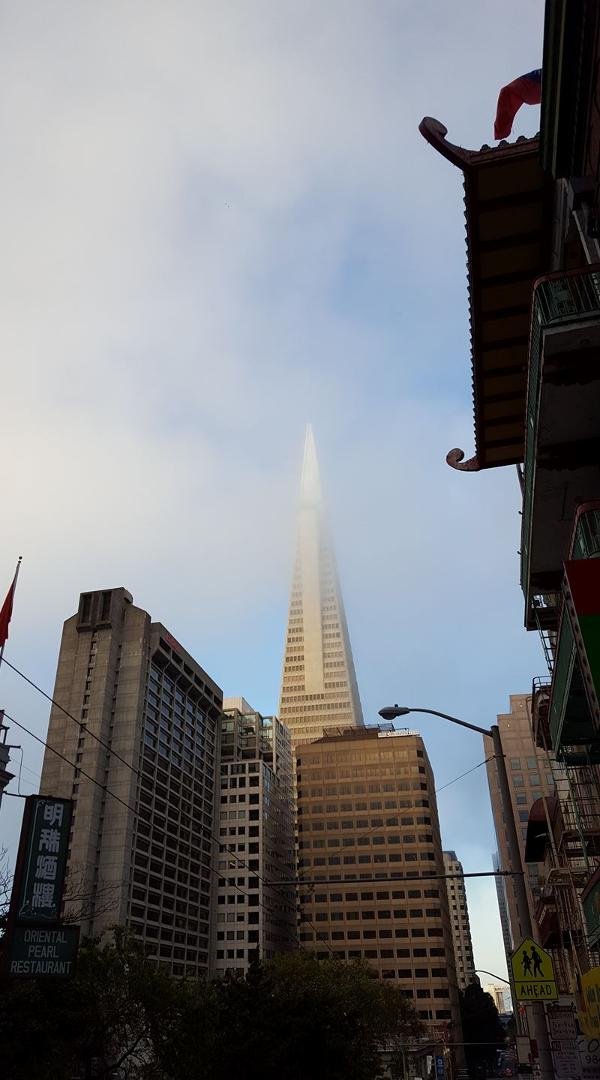 The fog rolling in San Francisco... sweet