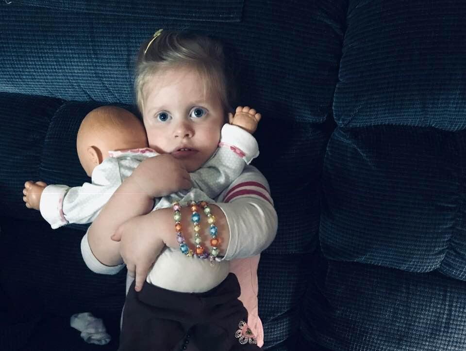 She loves her baby!