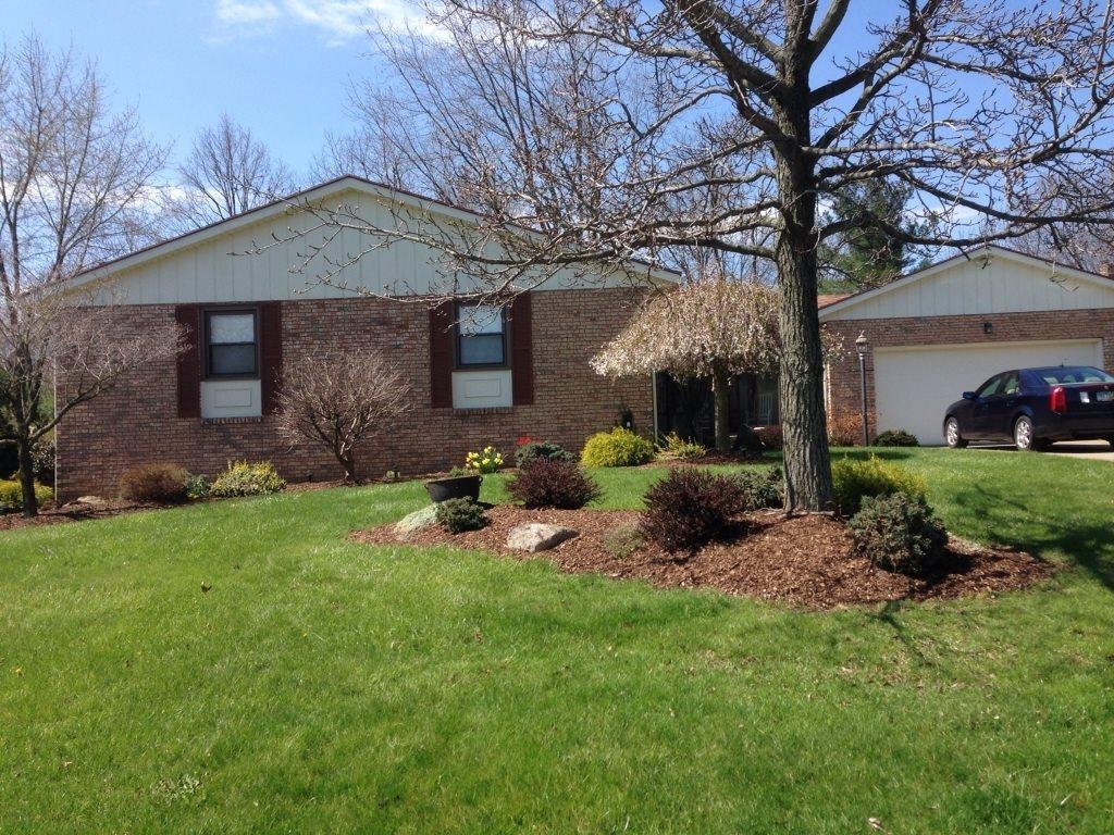 Finished yard work at new house