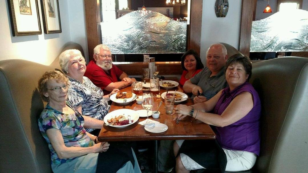 Celebrating Mom's 80th Birthday.