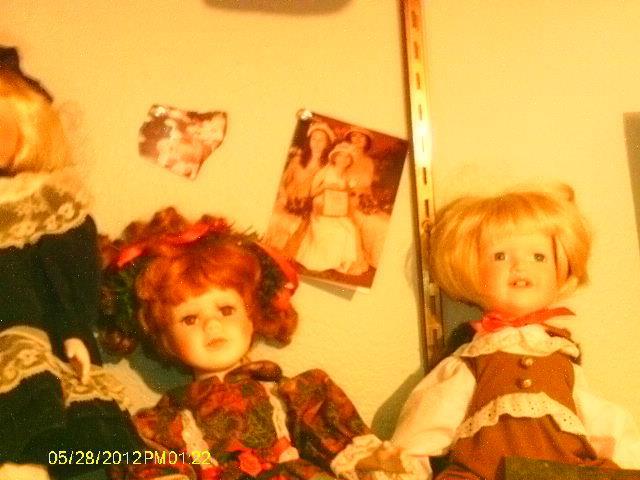 close up of the picture on the wall of the girls and I
