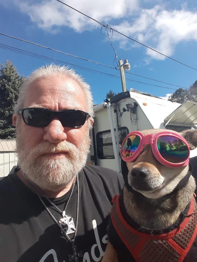 Me and Daisy Duke enjoying the Sun