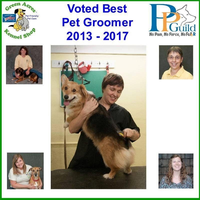 PLEASE SHARE – Pet lovers have selected Green Acres Kennel Shop, your pet’s home away from home, as the Bangor Regions Best Pet Groomer for the fifth consecutive year in a survey conducted by Market Surveys of America and t