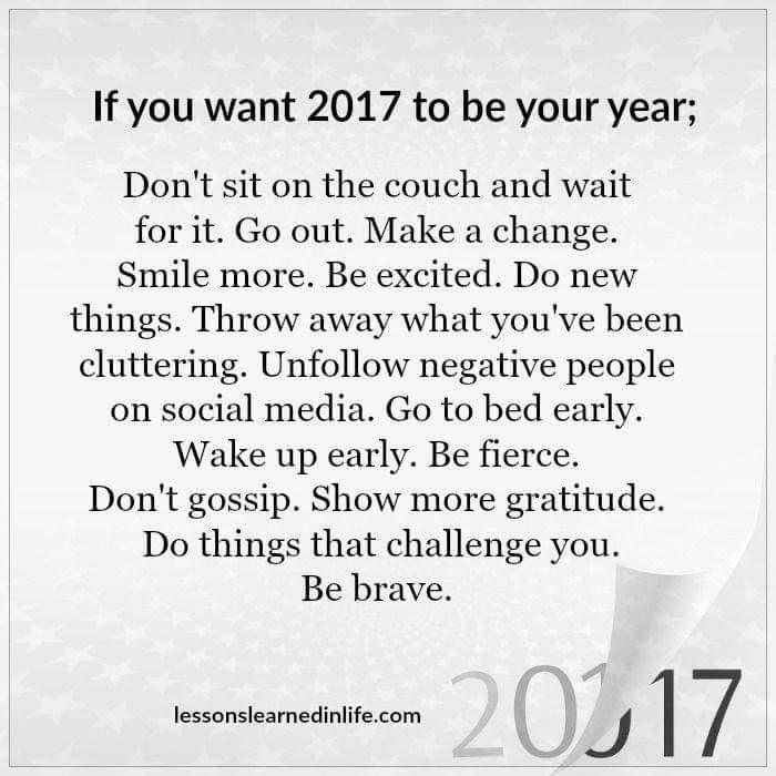This should be our motto for the upcoming year!
I shared this post 3 years ago. I hope that we didn't forget! In the wisdom driven words of Haziq Ali, "...affirmation, visualization, and application." All are equally as im